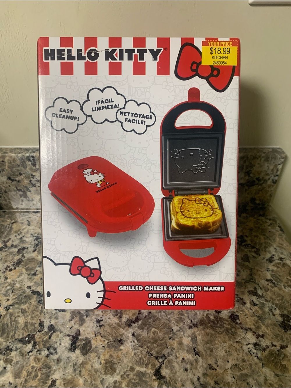 Hello Kitty Red Sandwich & Panini Maker